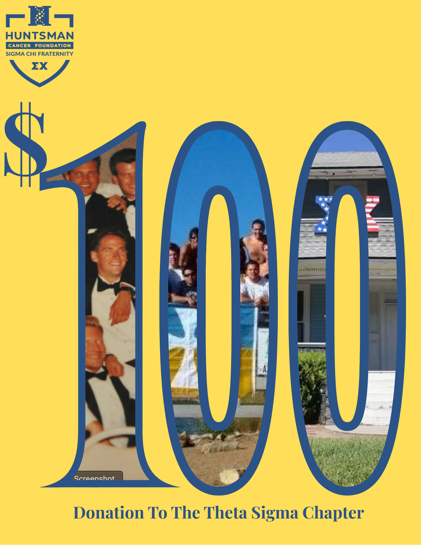 $100 Donation To Theta Sigma